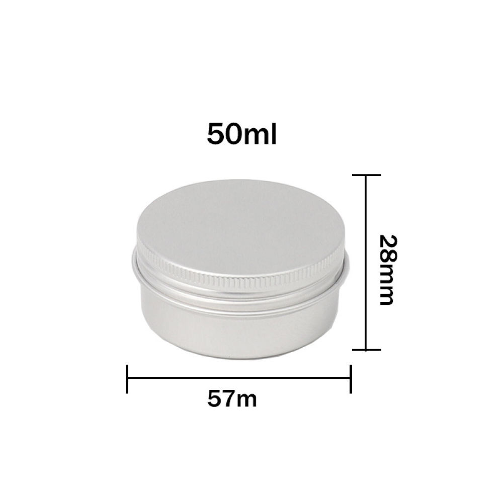 Pot à crème rond en aluminium  - Tin Container Lid avis et prix