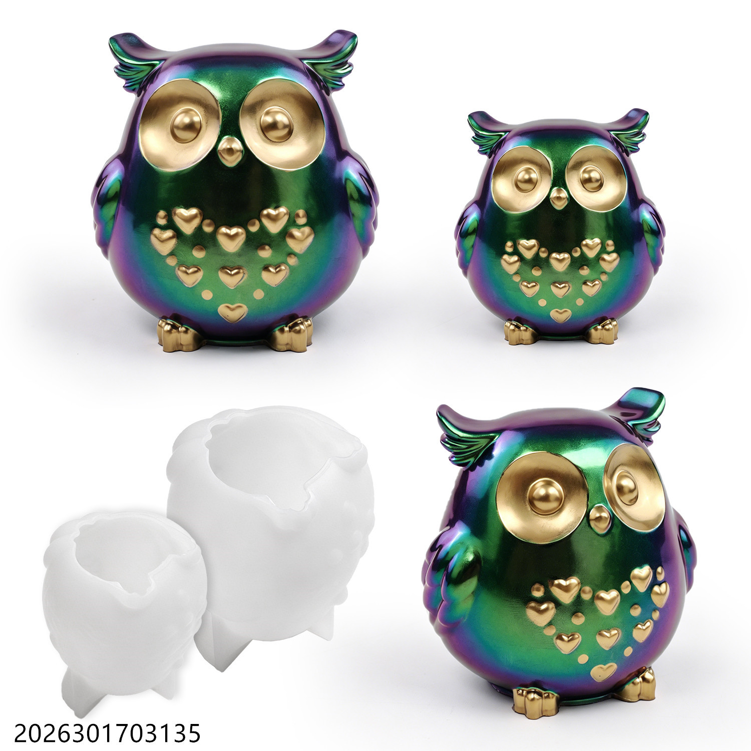Moule en silicone Hibou 3D en  - Candle Making Kits avis et prix